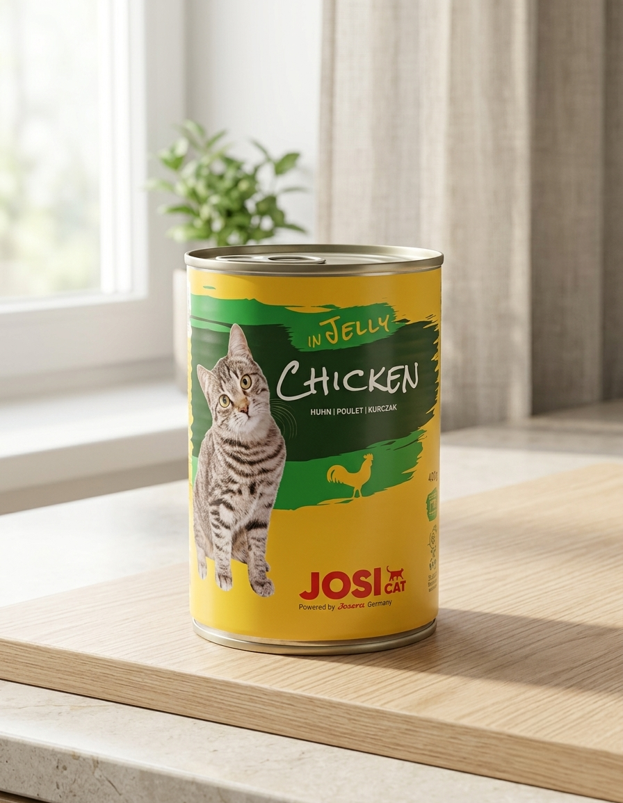 کنسرو گربه جوسرا با طعم مرغ در ژله (Josera Chicken in Jelly Can)