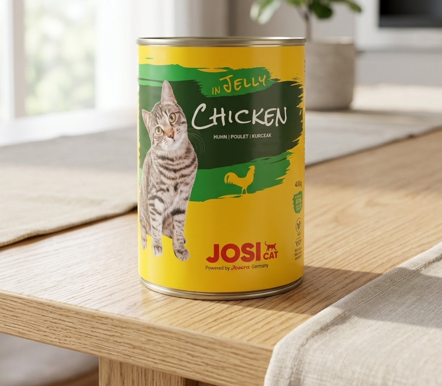 کنسرو گربه جوسرا با طعم مرغ در ژله (Josera Chicken in Jelly Can)